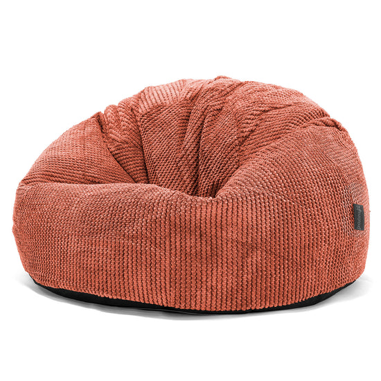 Poltrona Sacco 'Classico' - Pompon Arancione Zucca 01