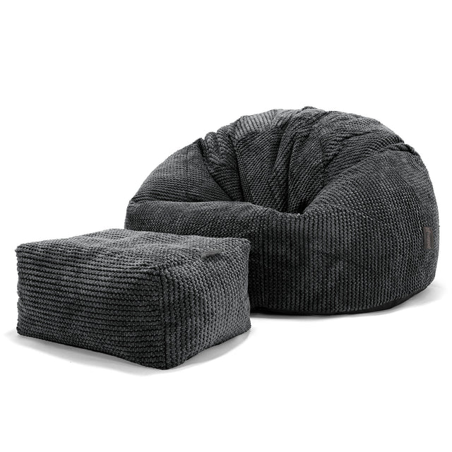 Poltrona Sacco 'Classico' - Pompon Nero 02
