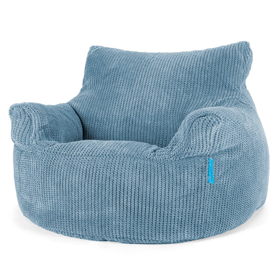 Poltrona Sacco Per Bambini 3-8 anni - Pompon Cielo 01