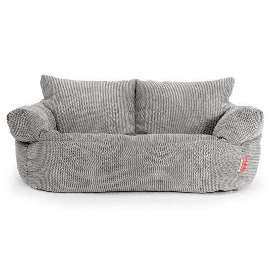 Divano a Sacco Josephine - Pompon Carbone Grigio 01