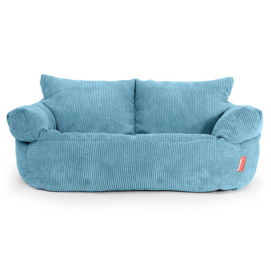 Divano a Sacco Josephine - Pompon Egeo Blu 01