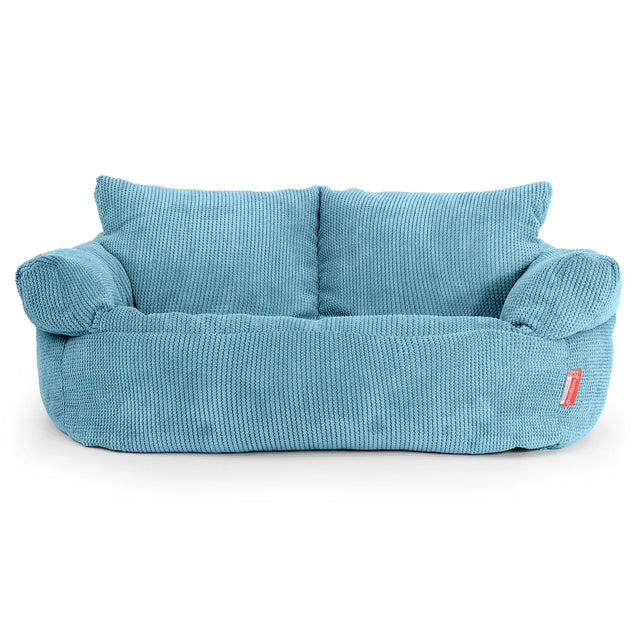 Divano a Sacco Josephine - Pompon Egeo Blu 01