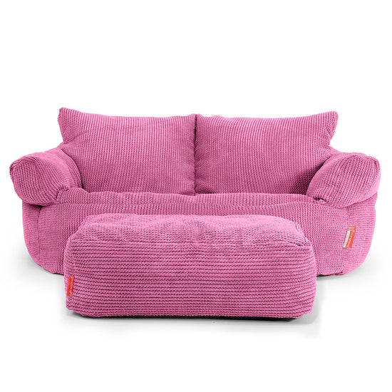 Divano a Sacco Josephine - Pompon Rosa 02
