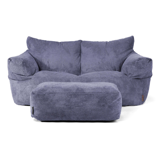 Divano a Sacco Josephine - Pompon Viola 02