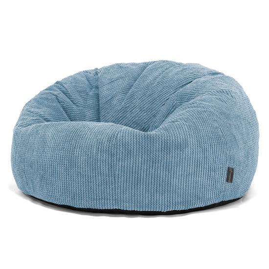 Pouf Divano, Sacco - Pompon Cielo 01