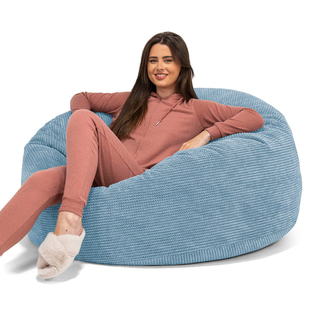 Pouf Sacco Gigante 'Mammut' - Pompon Cielo 01