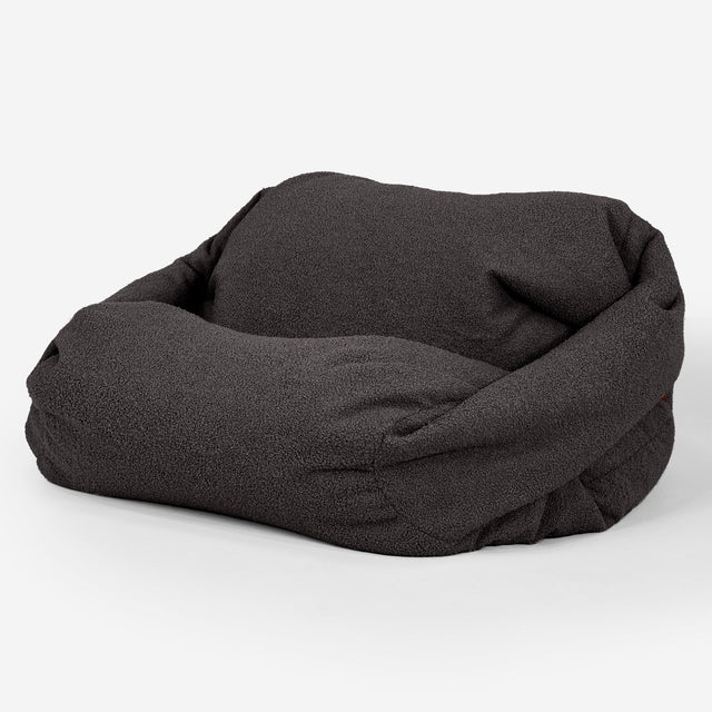 Poltrona Pouf Sacco Sabine Copertura di Ricambio - Bouclé 01