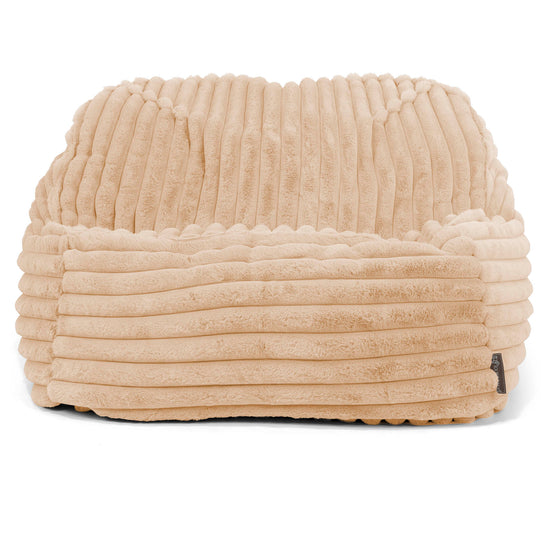 Sedia Pouf Sacco Sloucher - Velluto Felpato Ultra Morbido Pesca2
