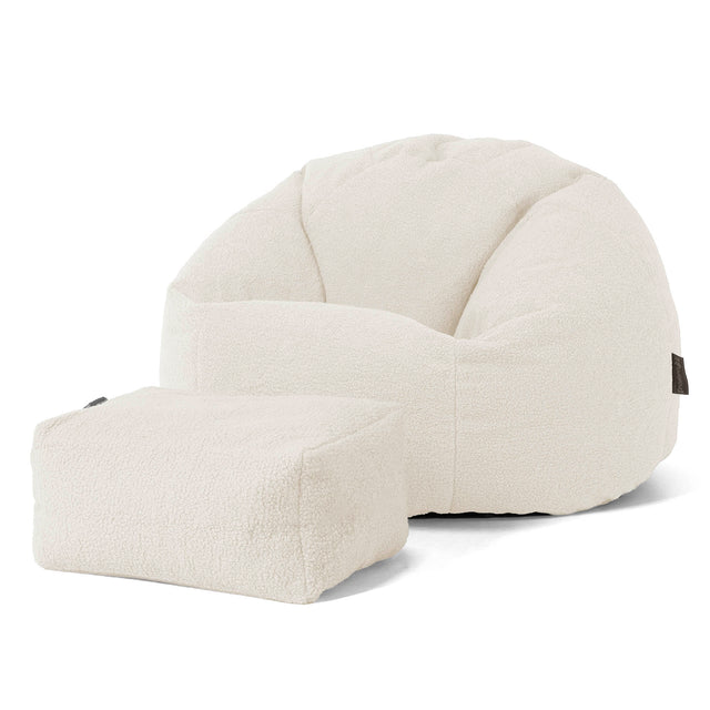 Poltrona Sacco 'Classico' - Bouclé Avorio 02
