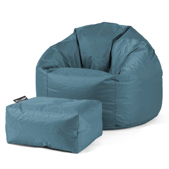 Poltrona Sacco 'Classico' - SmartCanvas™ Blu petrolio 02