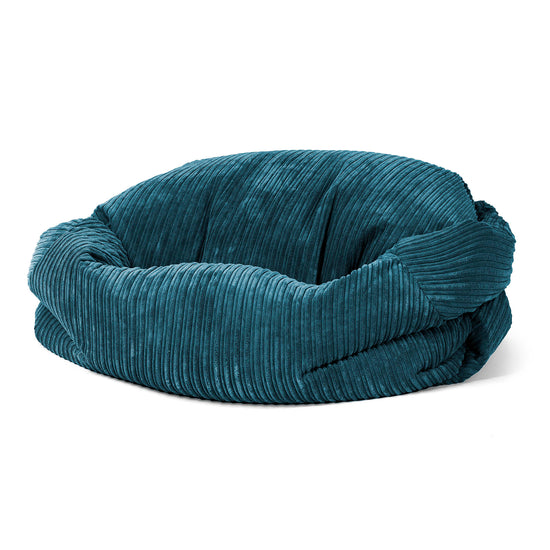 Pouf Divano Sabine - Velluto a Coste Tiglio 01