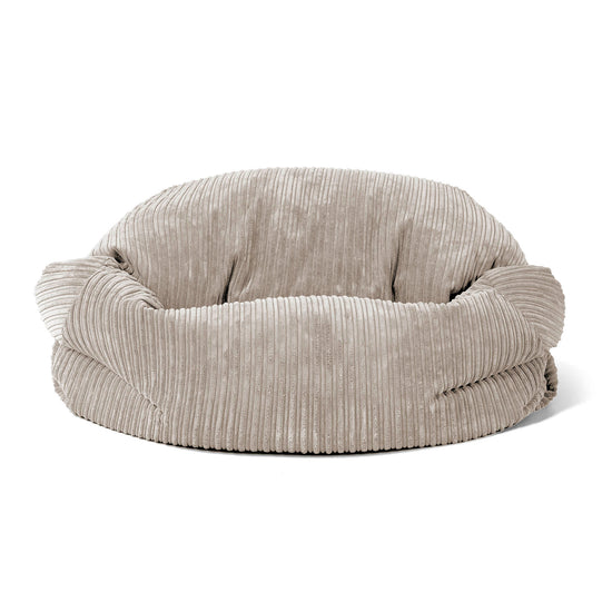 Pouf Divano Sabine - Velluto a Coste Visone 02