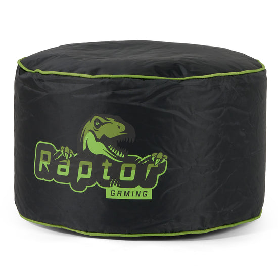 Pouf Gaming Stile Sedile Auto - Nero / Verde 04