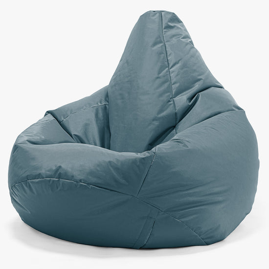 Pouf Poltrona Sacco 'Gioco' - SmartCanvas™ Blu petrolio 02