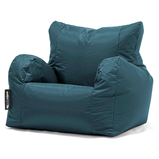 Pouf Poltrona Sacco - SmartCanvas™ Blu petrolio 01