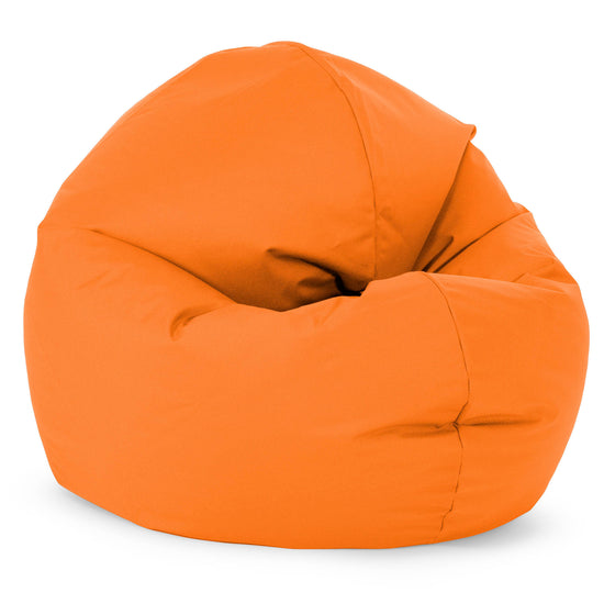 Sedia Pouf Sacco Flexforma Junior per Bambini e Adolescenti 2 a 14 anni - Facile da Pulire per Esterni Arancione 01