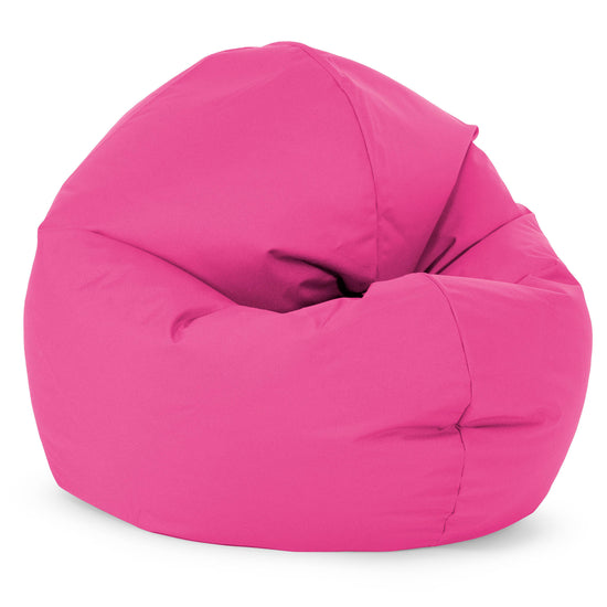 Sedia Pouf Sacco Flexforma Junior per Bambini e Adolescenti 2 a 14 anni - Facile da Pulire per Esterni Rosa 01