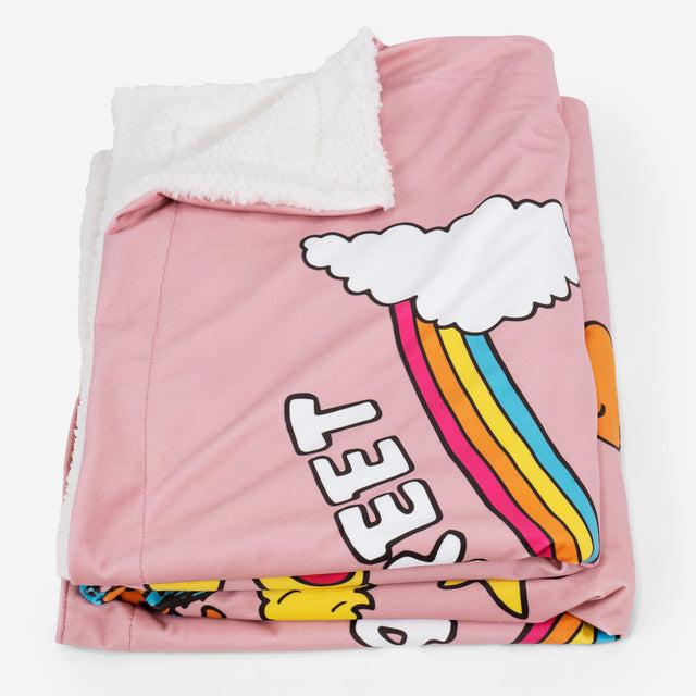 Coperta / Plaid - Peace Love & Sesame Street 02