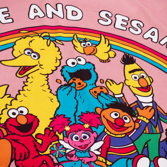 Coperta / Plaid - Peace Love & Sesame Street 03