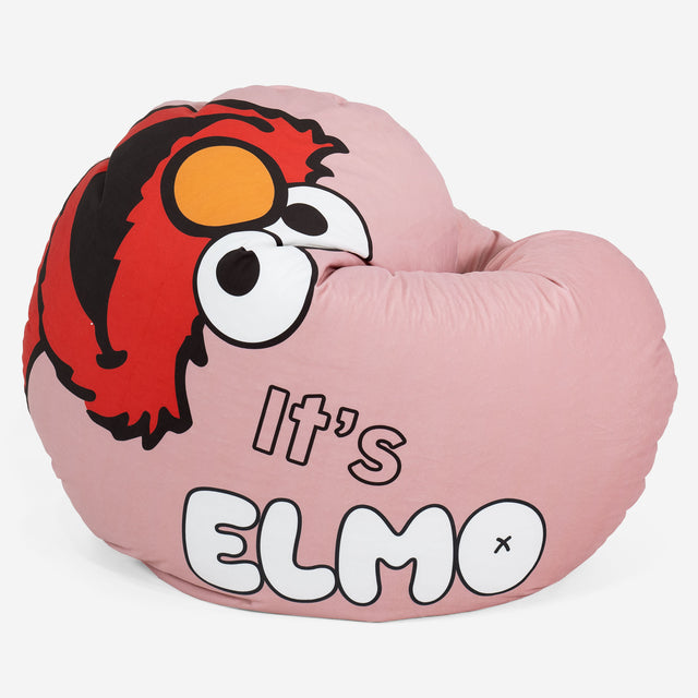Sedia Pouf Sacco Flexforma Junior per Bambini e Adolescenti 2 a 14 anni - It's Elmo 01