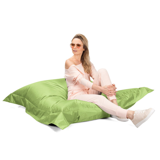 Cuscino Pouf Sacco XL, Pouf Letto - SmartCanvas™ Verde Mela 03