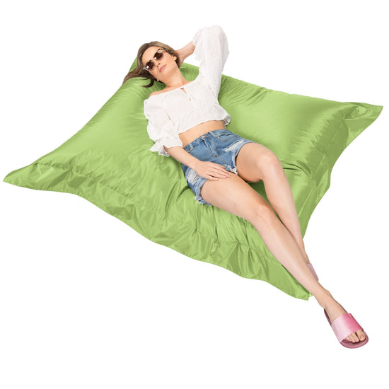Cuscino Pouf Sacco XL, Pouf Letto - SmartCanvas™ Verde Mela 04