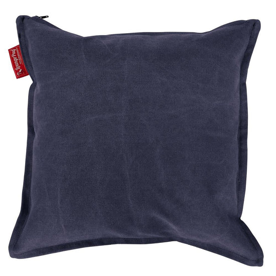 Cuscino Gigante 70 x 70cm - Denim Effetto Consumato Navy 01