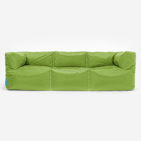 SmartCanvas™ Pouf Divano da Esterno 3 pezzi - Lime 01