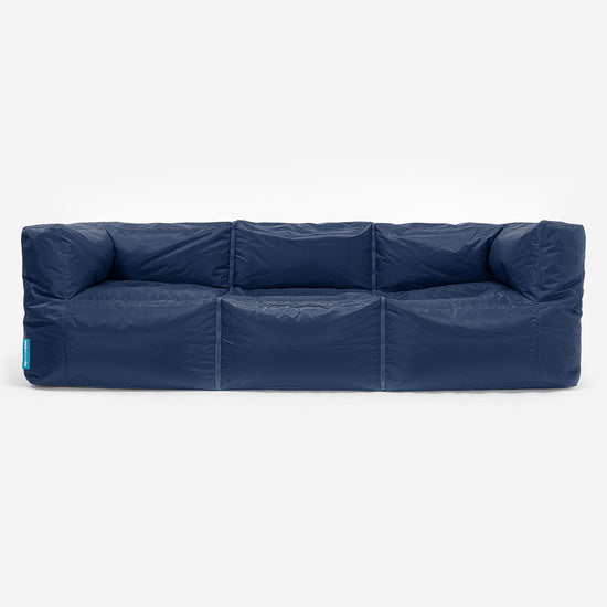 SmartCanvas™ Pouf Divano da Esterno 3 pezzi - Navy 01