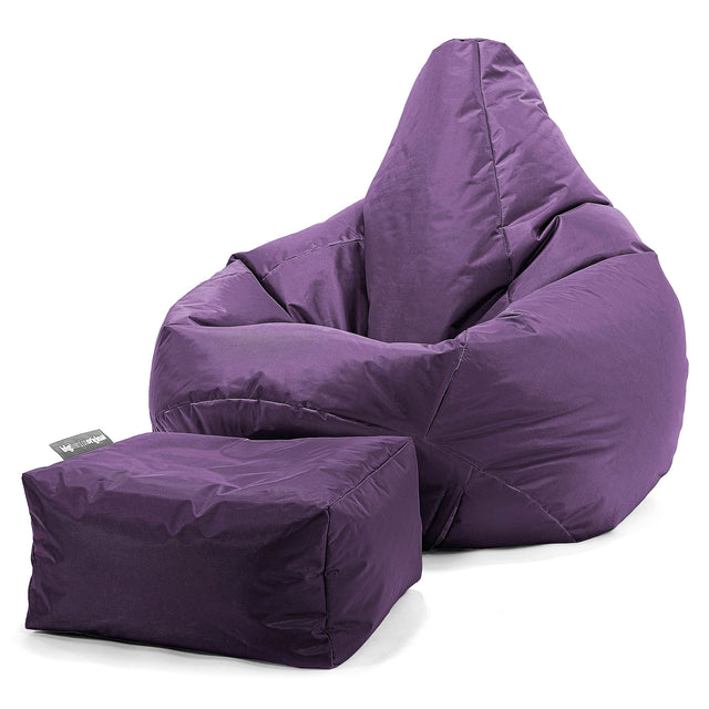 Pouf Poltrona Sacco 'Gioco' - SmartCanvas™ Viola 02