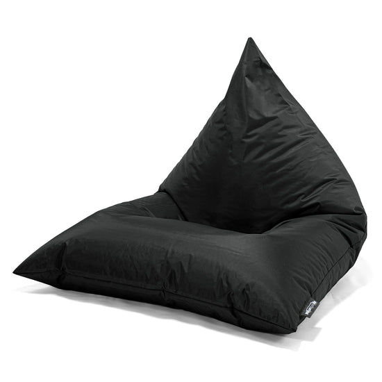 Pouf Poltrona Sacco Relax, Sedia - SmartCanvas™ Nero 01
