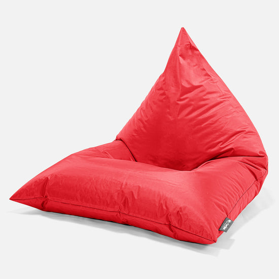 Pouf Poltrona Sacco Relax, Sedia - SmartCanvas™ Rosso 01