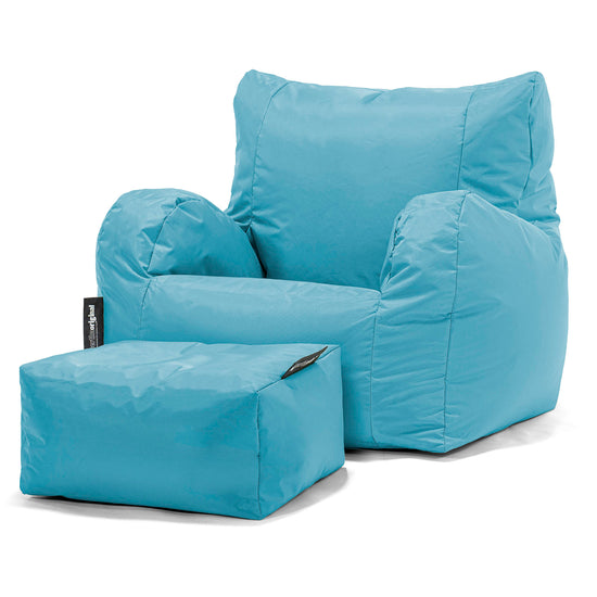 Pouf Poltrona Sacco - SmartCanvas™ Acqua 02