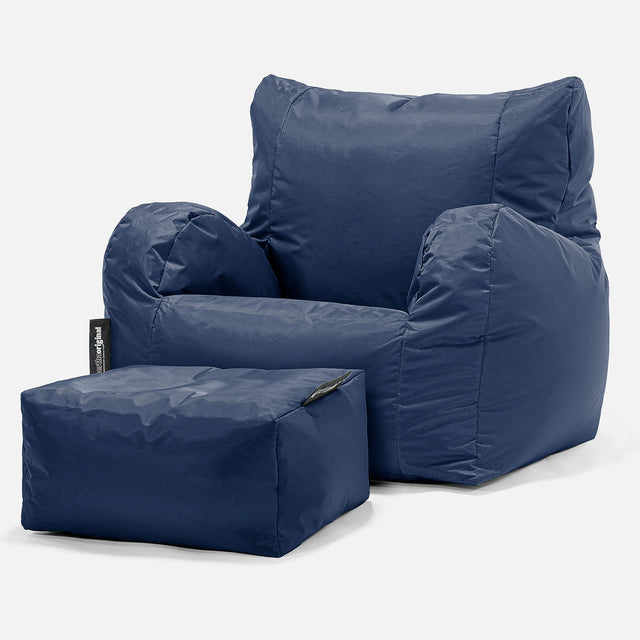 Pouf Poltrona Sacco - SmartCanvas™ Navy 02