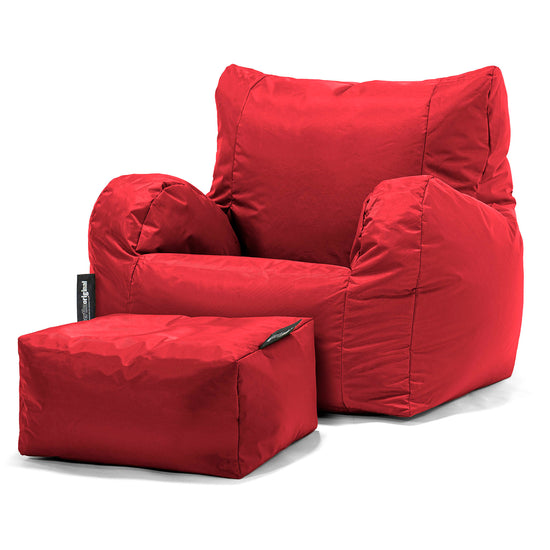 Pouf Poltrona Sacco - SmartCanvas™ Rosso 02