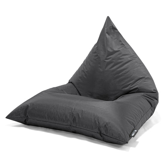 Pouf Poltrona Sacco Relax, Sedia - SmartCanvas™ Grafite 01