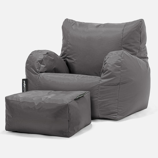 Pouf Poltrona Sacco - SmartCanvas™ Grafite 02