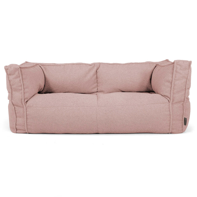 Albert Pouf Divano 2 posti - Bouclé Rosa_01