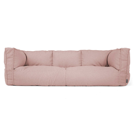 Albert Pouf Divano 3 posti - Bouclé Rosa_01