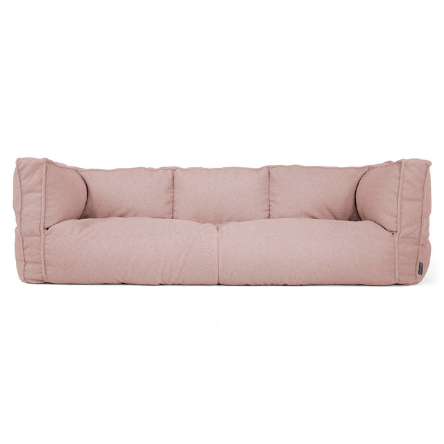 Albert Pouf Divano 3 posti - Bouclé Rosa_01
