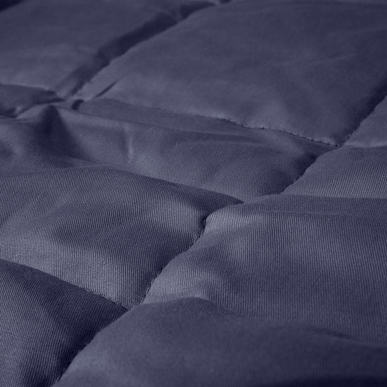 Coperta Ponderata per Adulti - Cotone Blu scuro 04