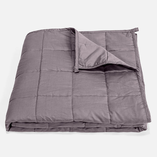 Coperta Ponderata per Adulti - Cotone Grigio 01