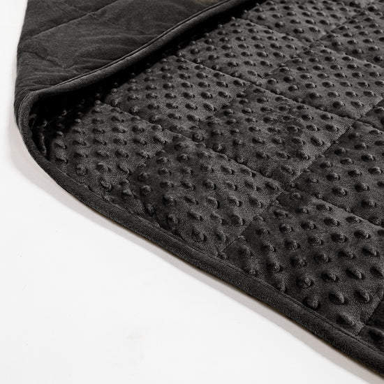Coperta Ponderata per Adulti - Minky Dot Grigio 02