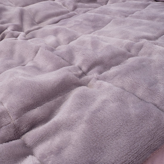 Coperta Ponderata per Bambini - Pile di Flanella Rosa Tenue 04
