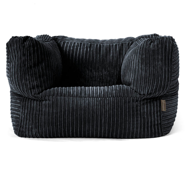 Albert Poltrona Sacco - Velluto a Coste Nero 01
