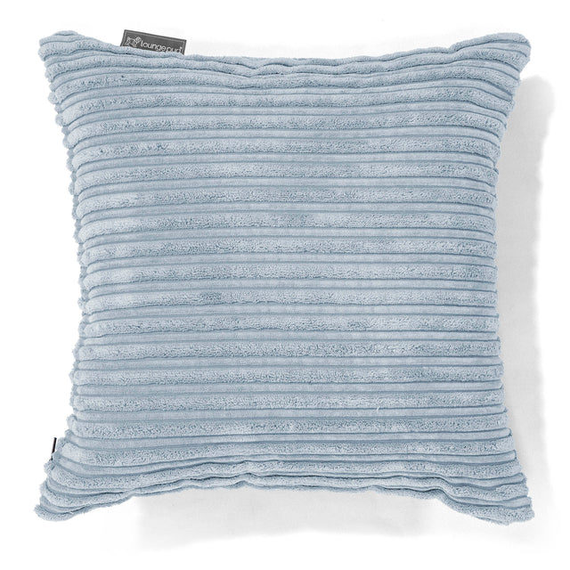 Cuscino 47 x 47cm - Velluto a Coste Bebè Blu 01