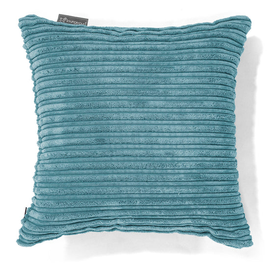 Cuscino 47 x 47cm - Velluto a Coste Egeo Blu 01