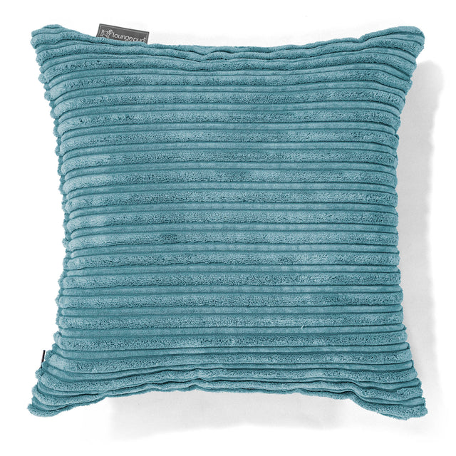 Cuscino 47 x 47cm - Velluto a Coste Egeo Blu 01