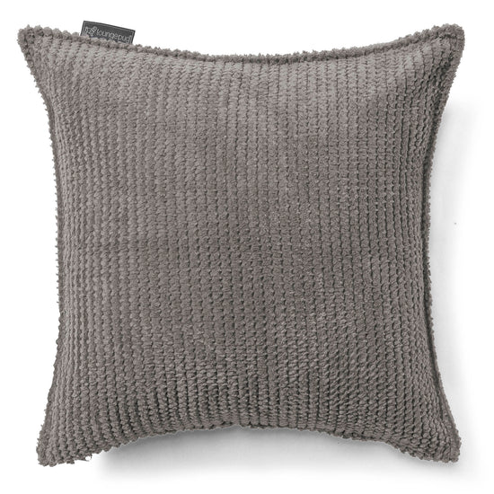 Cuscino 47 x 47cm - Pompon Carbone Grigio 01