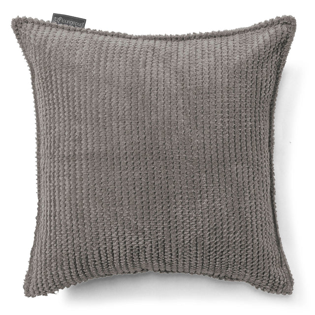 Cuscino 47 x 47cm - Pompon Carbone Grigio 01
